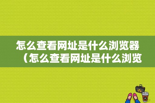 怎么查看网址是什么浏览器（怎么查看网址是什么浏览器打开的）