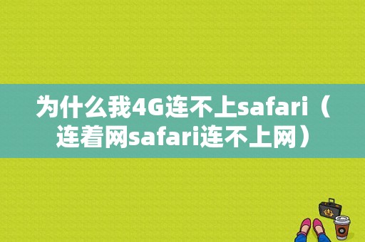 为什么我4G连不上safari（连着网safari连不上网）