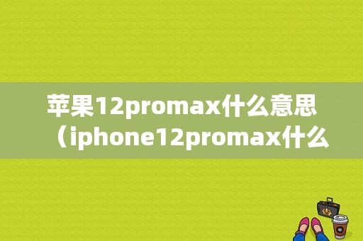 苹果12promax什么意思（iphone12promax什么意思）