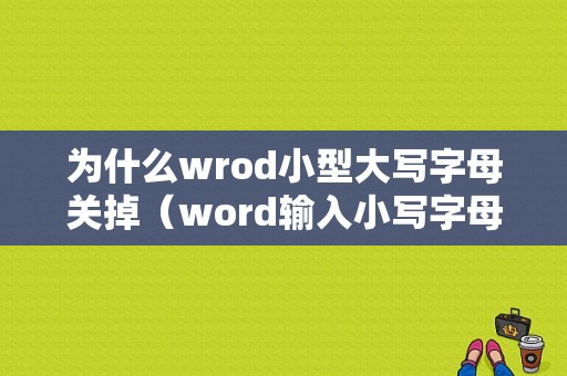 为什么wrod小型大写字母关掉（word输入小写字母显示大写字母）