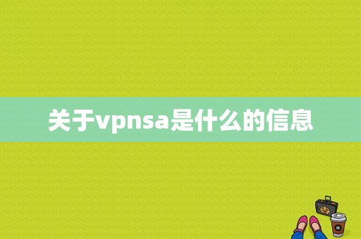 关于vpnsa是什么的信息