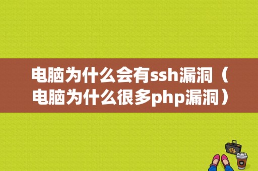 电脑为什么会有ssh漏洞（电脑为什么很多php漏洞）