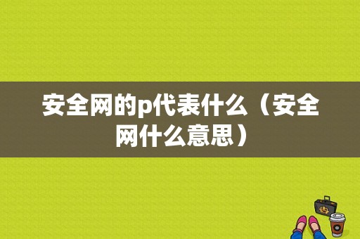 安全网的p代表什么（安全网什么意思）