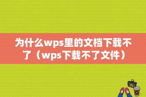 为什么wps里的文档下载不了（wps下载不了文件）