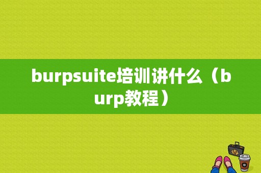 burpsuite培训讲什么（burp教程）