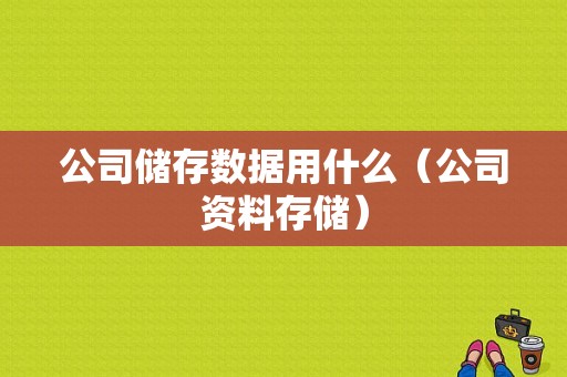 公司储存数据用什么（公司资料存储）