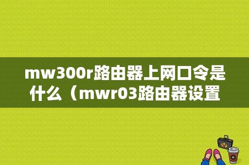 mw300r路由器上网口令是什么（mwr03路由器设置）