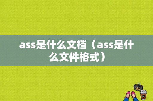 ass是什么文档（ass是什么文件格式）