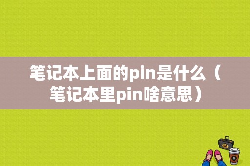 笔记本上面的pin是什么（笔记本里pin啥意思）