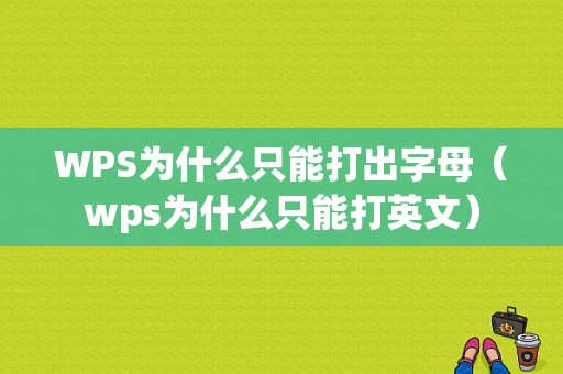 WPS为什么只能打出字母（wps为什么只能打英文）