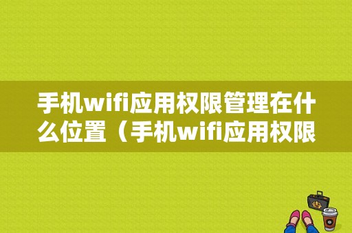 手机wifi应用权限管理在什么位置（手机wifi应用权限管理在什么位置开启）