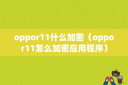 oppor11什么加密（oppor11怎么加密应用程序）