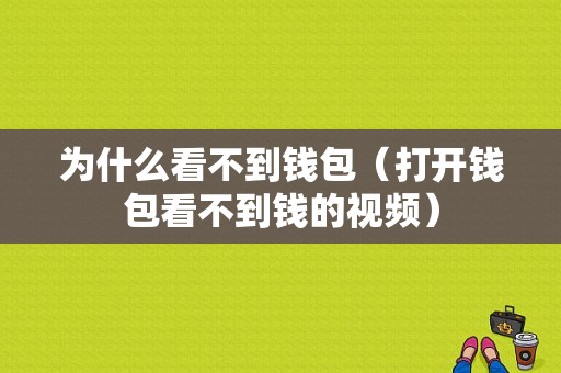 为什么看不到钱包（打开钱包看不到钱的视频）