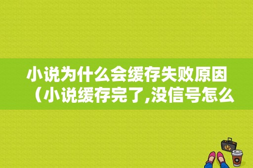 小说为什么会缓存失败原因（小说缓存完了,没信号怎么看不了呢）