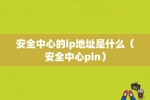 安全中心的ip地址是什么（安全中心pin）