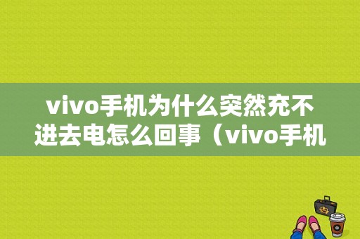 vivo手机为什么突然充不进去电怎么回事（vivo手机突然充不了电是怎么回事）