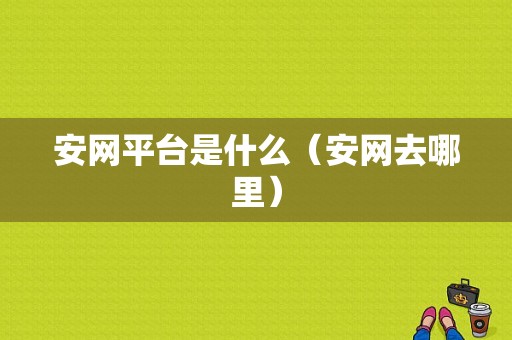 安网平台是什么（安网去哪里）