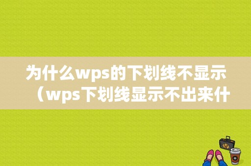 为什么wps的下划线不显示（wps下划线显示不出来什么原因）