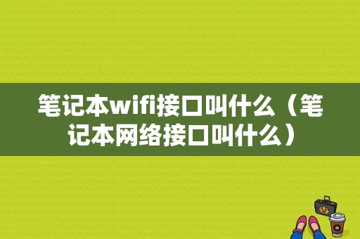 笔记本wifi接口叫什么（笔记本网络接口叫什么）