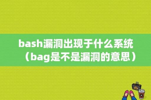 bash漏洞出现于什么系统（bag是不是漏洞的意思）