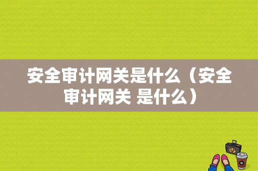 安全审计网关是什么（安全审计网关 是什么）