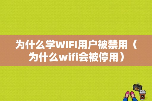 为什么学WIFI用户被禁用（为什么wifi会被停用）