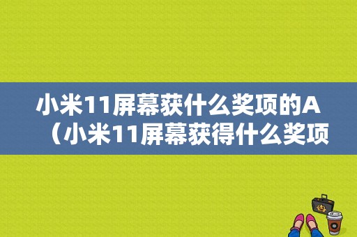 小米11屏幕获什么奖项的A（小米11屏幕获得什么奖项的a+）