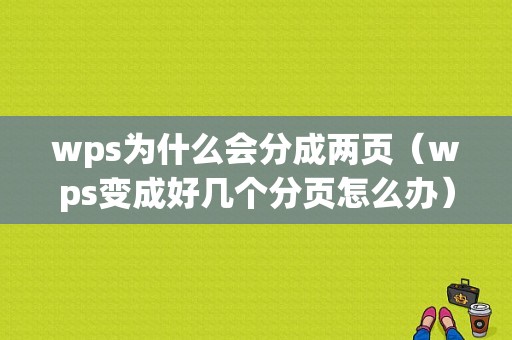 wps为什么会分成两页（wps变成好几个分页怎么办）