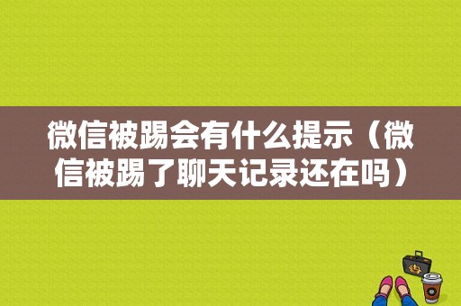 微信被踢会有什么提示（微信被踢了聊天记录还在吗）