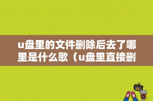 u盘里的文件删除后去了哪里是什么歌（u盘里直接删除的文件在哪找）