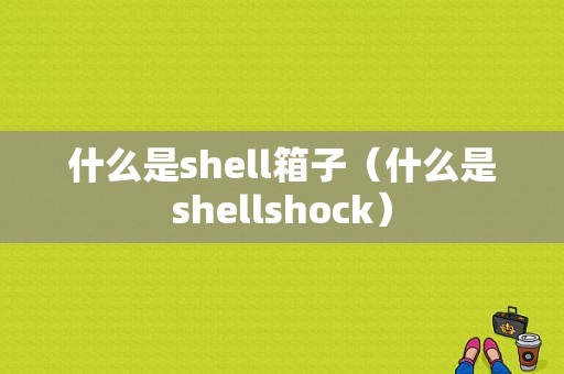 什么是shell箱子（什么是shellshock）