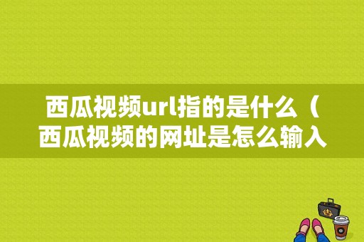 西瓜视频url指的是什么（西瓜视频的网址是怎么输入）